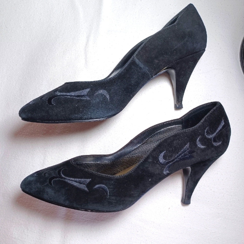 💝 HP 🫶 Pimento 80s Deep Black Brocade 7.5